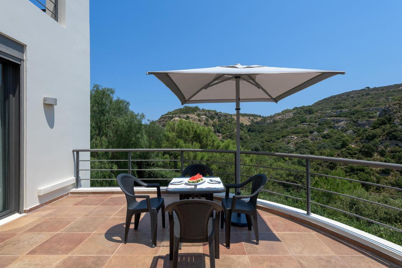 Ixian Hilltop Villa Ialysós Eksteriør bilde