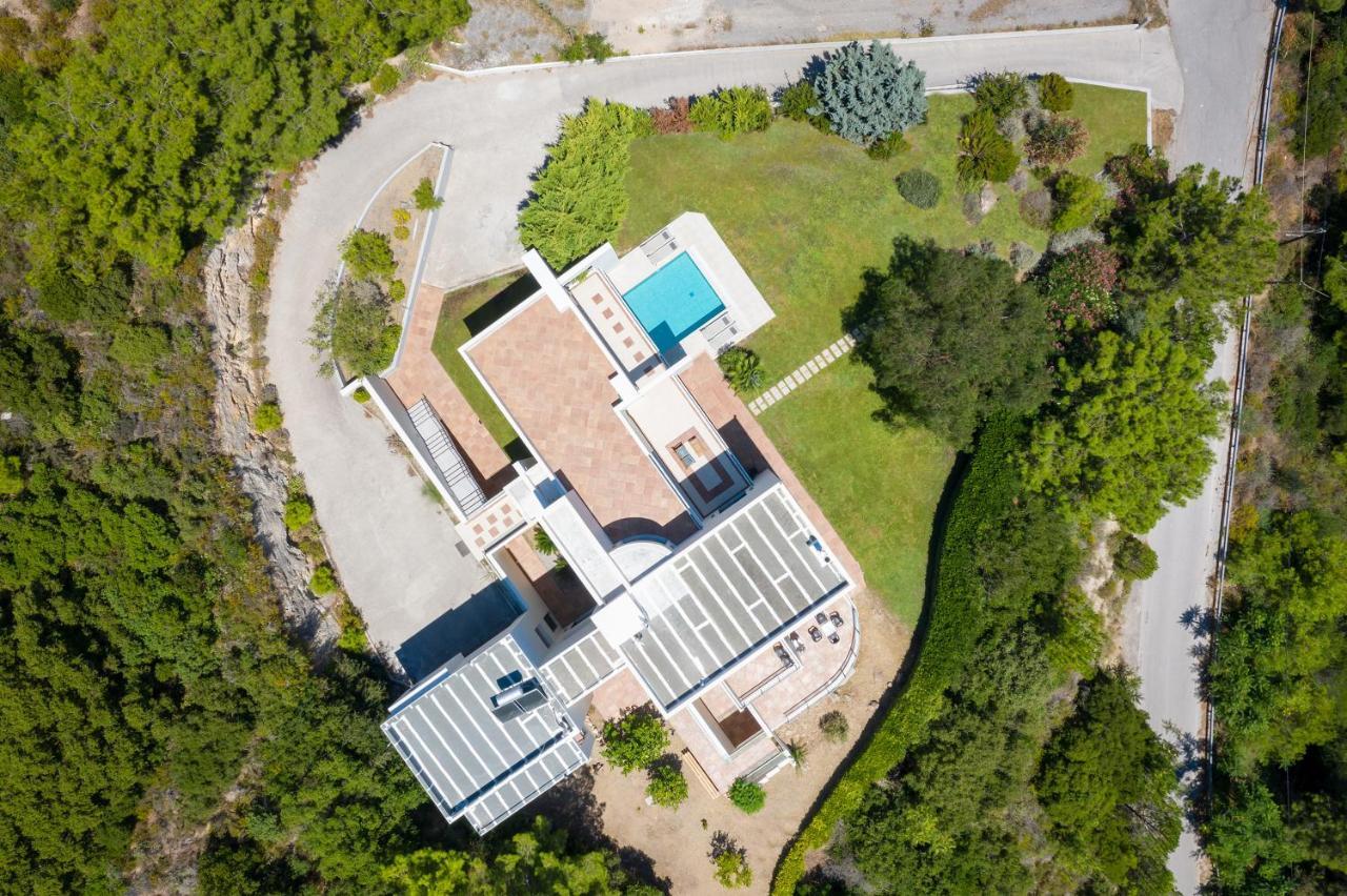 Ixian Hilltop Villa Ialysós Eksteriør bilde